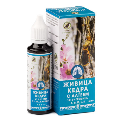 Живица кедра 12,5% с алтеем Живица кедра 12,5% с алтеем
